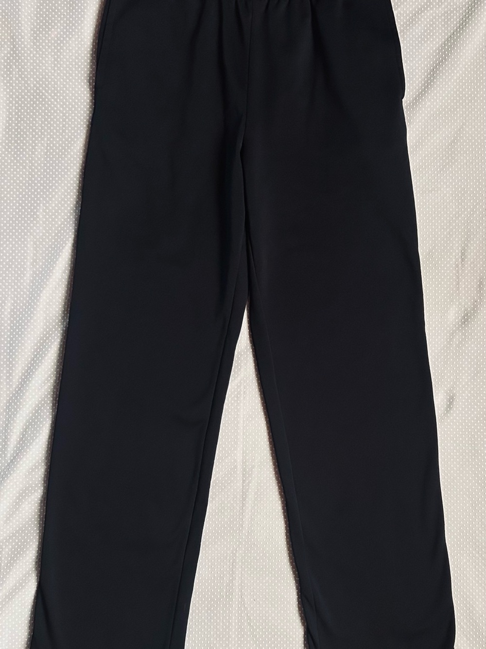 Women’s Medium Black Pull-On Stretch Sweat Pants with Draw String